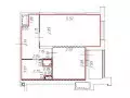 Купить 1-комнатную квартиру, 35.3 м², Москва, Вешних Вод ул, 70К3 - фотография №11