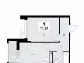 Купить 2-комнатную квартиру, 37.5 м², Москва, Эдварда Грига, 28.3 - фотография №5