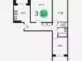 Купить 3-комнатную квартиру, 63 м², Москва, Строгинский бул, 17К1 - фотография №7