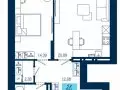 Продажа 2-комнатной квартиры, 56 м²