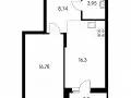 Купить 1-комнатную квартиру, 48.7 м², Москва, ул. Александры Монаховой - фотография №11