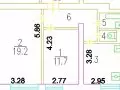 Купить 2-комнатную квартиру, 53.4 м², Москва, Теплый Стан ул, 15К6 - фотография №11