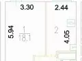 Купить 1-комнатную квартиру, 35 м², Москва, Академика Павлова ул, 6 - фотография №6